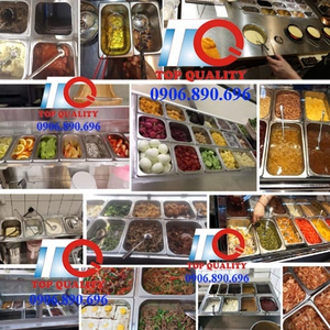 Khay đựng topping trà sữa thạch rau câu tại Cà Mau