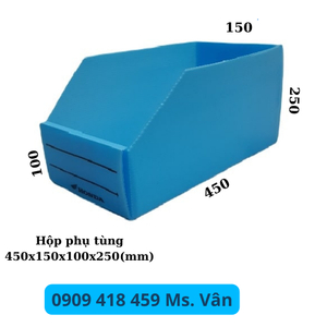 Khay nhựa đựng phụ tùng 450x150x100x250mm