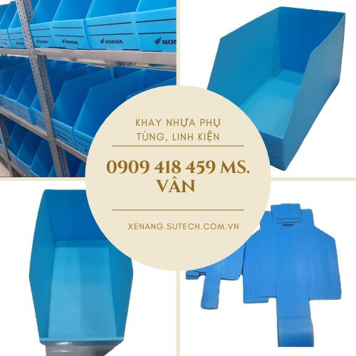 Hộp nhựa phụ tùng, linh kiện in logo theo yêu cầu