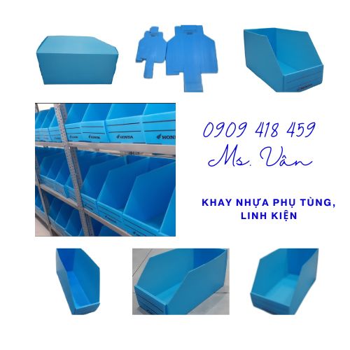 Thùng nhựa đựng linh kiện, phụ tùng lớn nhỏ 