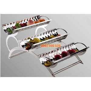 Kệ trưng bày tiệc Buffet 3 tầng