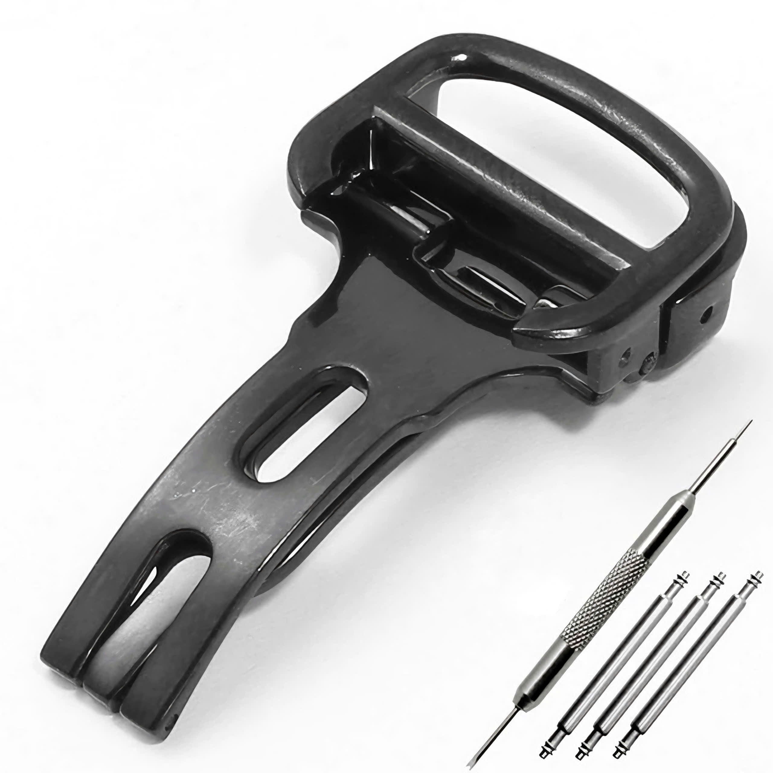 Khóa Đồng Hồ Thép Không Gỉ Cho Dây Da Cartier – Phụ Kiện Thay Thế Cao Cấp