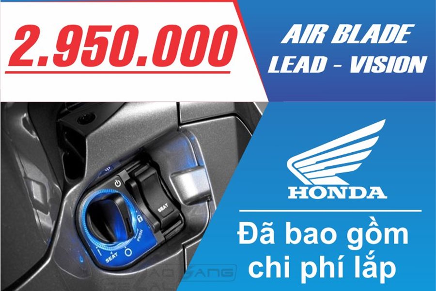 Khóa thông minh smartkey Honda Vision