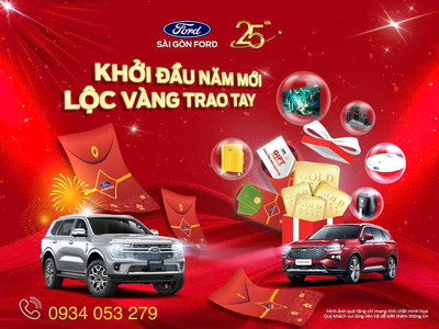 KHỞI ĐẦU NĂM MỚI - LỘC VÀNG TRAO TAY CÙNG SÀI GÒN FORD