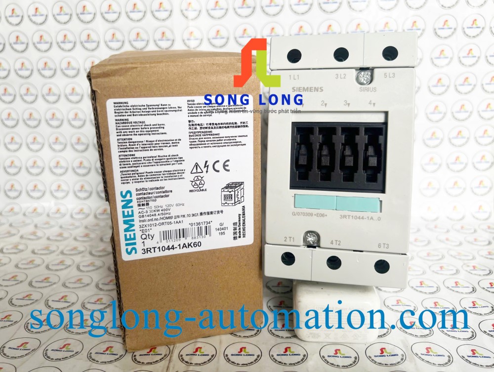 KHỞI ĐỘNG TỪ SIEMENS 3RT1044-1AK60