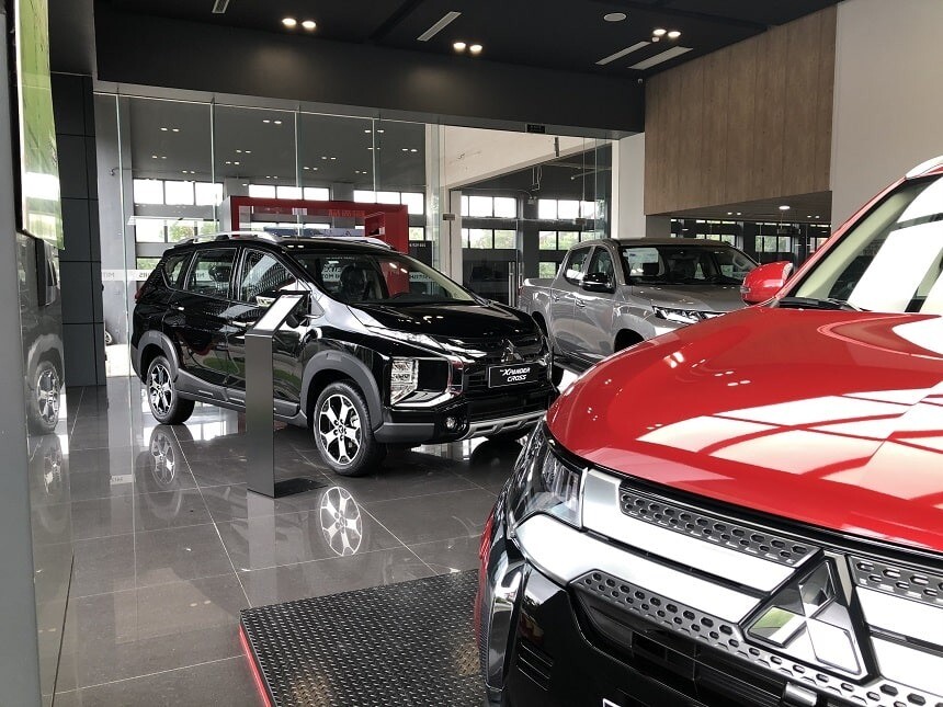 Khu trưng bày xe của Mitsubishi Vinh Nghệ An