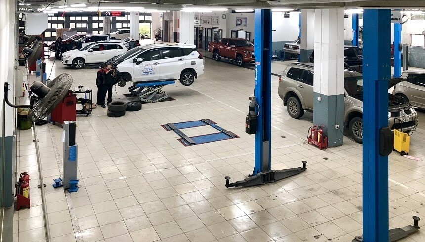 Khu sửa chữa và bảo dưỡng Mitsubishi Vinh