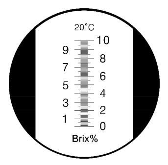 Khúc xạ kế đo độ ngọt 0-10%, RHB-10/ ATC Brix 0-10% optical refractometer