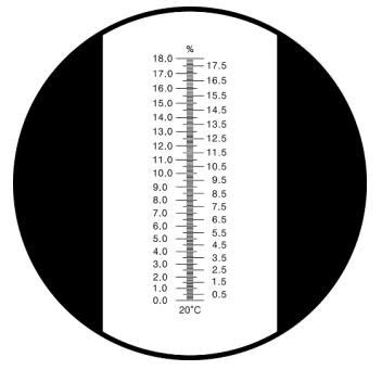 Khúc xạ kế đo độ ngọt 0-18%, RHB-18/ATC Brix 0-18% optical refractometer