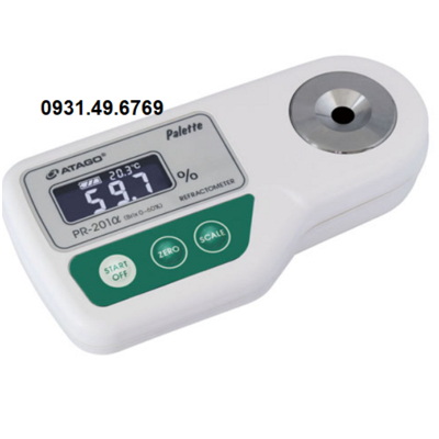 KHÚC XẠ KẾ ĐO ĐỘ NGỌT ĐIỆN TỬ ATAGO 0-60% PR-201α
