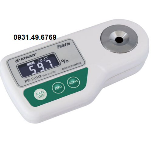 KHÚC XẠ KẾ ĐO ĐỘ NGỌT ĐIỆN TỬ ATAGO 0-60% PR-201α