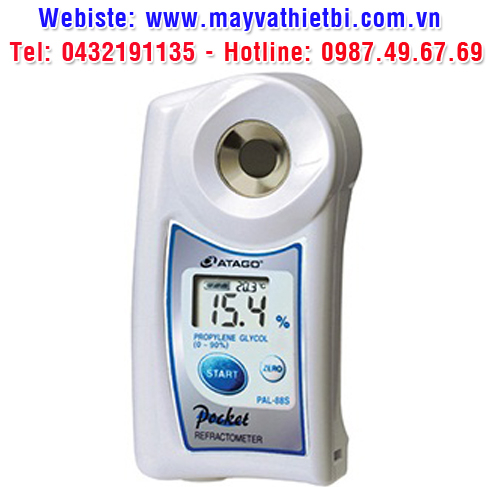 Khúc xạ kế Atago đo nồng độ propylene glycol / nhiệt độ đông đặc của propylene glyc - Mode PAL-88S