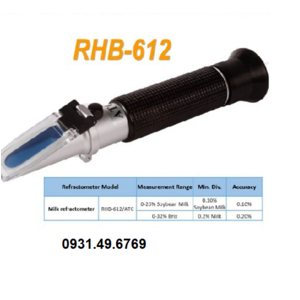 KHÚC XẠ KẾ ĐO NỒNG ĐỘ VÀ ĐỘ NGỌT 0-32% SỮA ĐẬU NÀNH RHB-612