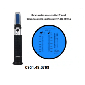 KHÚC XẠ KẾ ĐO TRỌNG LƯỢNG RIÊNG NƯỚC TIỂU CHÓ MÈO