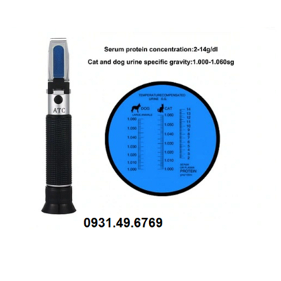 KHÚC XẠ KẾ ĐO TRỌNG LƯỢNG RIÊNG NƯỚC TIỂU CHÓ MÈO