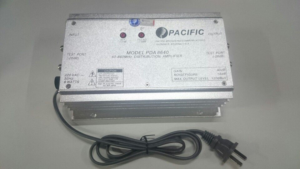 Bộ khuếch đại tín hiệu truyền hình cáp tốt nhất Pacific PDA 8640