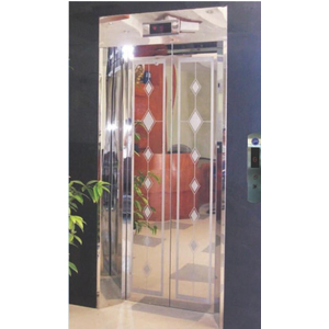 Khung bảng rộng có hộp đèn : inox gương. Cánh cửa : inox hoa văn hình thoi (TT-CWH3)