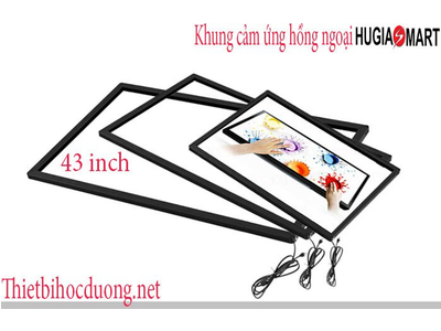 Khung cảm ứng hồng ngoại màn hình 43 Inch Hugia smart
