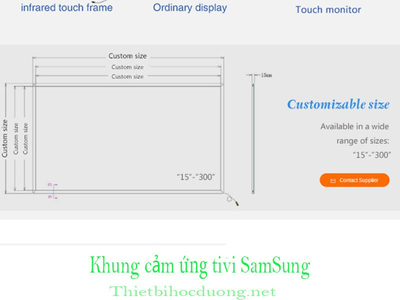 Khung cảm ứng Tivi Samsung 60 inch