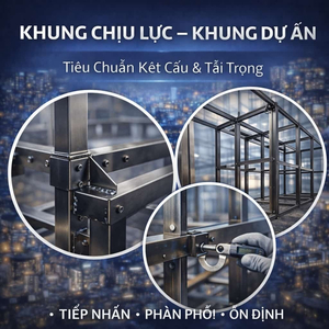 ✨ KHUNG CHỊU LỰC – KHUNG DỰ ÁN | TIÊU CHUẨN KẾT CẤU & TẢI TRỌNG
