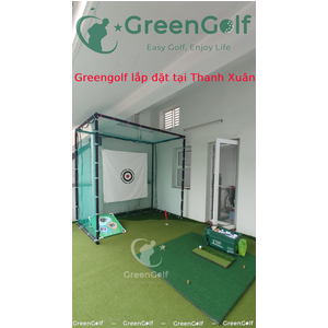 Khung Tập Golf Tại Nhà kích thước 2.5*2.5*1m/ Gồm 2 Lớp Lưới + Hồng Tâm/ Bộ Tập Swing Golf An Toàn Trong Nhà