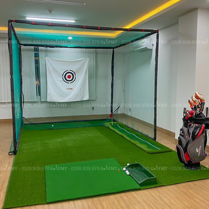 Bộ 2: Khung Tập Swing Golf Vuông 2.5M + Thảm Swing 1.5M