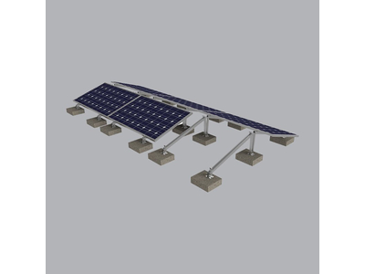 Khung Lắp Đặt MPE Solar Trên Mái Bằng