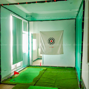 Bộ 2: Khung Tập Swing Golf Vuông 2.5M + Thảm Swing 1.5M