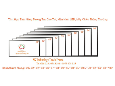 Khung màn hình cảm ứng Tivi 50 inch