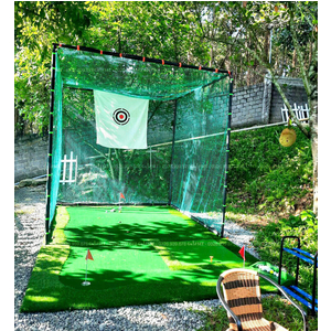 Bộ 5: Combo Khung Lưới Chơi Golf Kèm Thảm Putting & Swing Golf Cỡ Lớn 3M x 5M