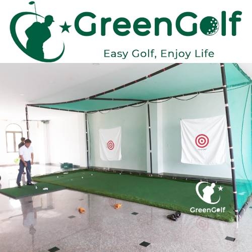 Khung Tập Golf INOX 6x3x3M_ Khung Golf Lắp Ghép_ Lưới May Viền Đẹp