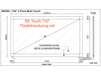 Khung tương tác màn hình 32 inch SK-ISF32