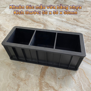 Khuôn đúc mẫu vữa 50x50x50mm bằng nhưa