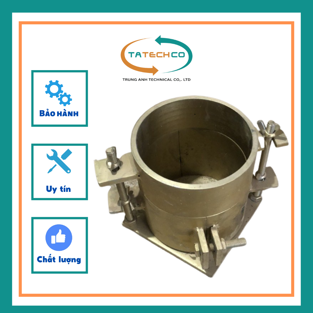 Khuôn đầm gia cố xi măng đất- cối proctor cải tiến bổ đôi