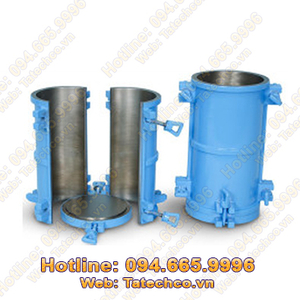 Khuôn đúc mẫu bê tông hình trụ 150x300mm bằng gang