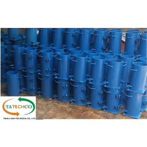 Khuôn đúc mẫu bê tông hình trụ bằng thép