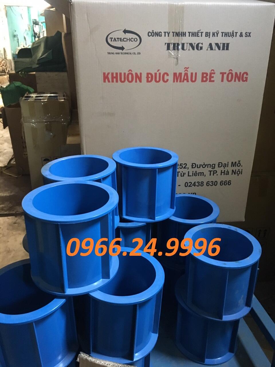 Khuôn đúc mẫu bê tông thấm bằng nhựa