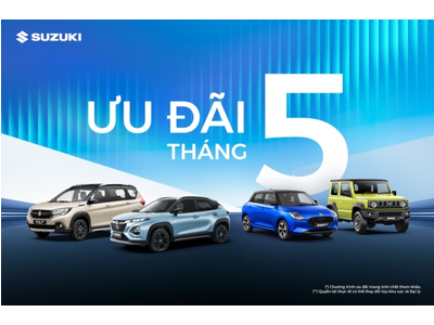Khuyến Mãi Suzuki Tháng 05/2026: Ưu Đãi Lên Đến 95 Triệu – Cơ Hội Vàng Sở Hữu Xe