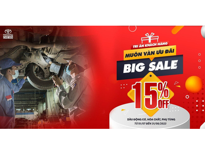 Khuyến mãi tưng bừng - Chăm sóc xế cưng