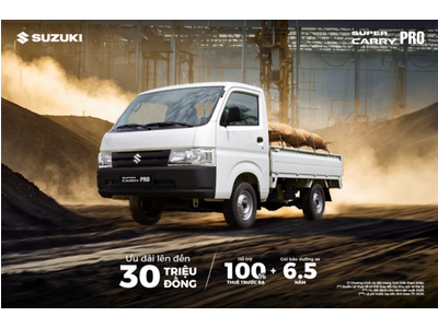 Khuyến Mãi Xe Tải Suzuki Tháng 05/2026: Giảm Đến 30 Triệu, Hỗ Trợ 100% Trước Bạ