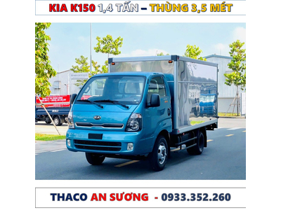 GIÁ XE TẢI KIA K150 THÙNG KÍN TẢI TRỌNG 1,49 TẤN MỚI NHẤT