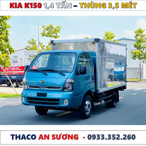 GIÁ XE TẢI KIA K150 THÙNG KÍN TẢI TRỌNG 1,49 TẤN MỚI NHẤT