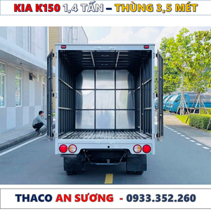 GIÁ XE TẢI KIA K150 THÙNG KÍN TẢI TRỌNG 1,49 TẤN MỚI NHẤT