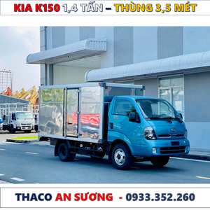 GIÁ XE TẢI KIA K150 THÙNG KÍN TẢI TRỌNG 1,49 TẤN MỚI NHẤT