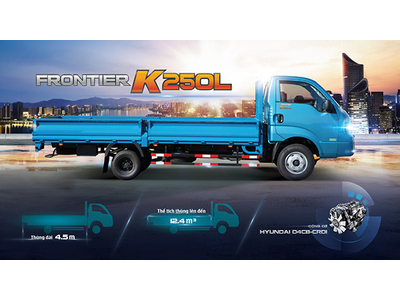 KIA FRONTIER K250L (THÙNG DÀI 4,5M) – SỰ LỰA CHỌN VẪN CHUYỂN TỐI ƯU CHO KHÁCH HÀNG CẦN THỂ TÍCH THÙNG HÀNG LỚN TRONG ĐÔ THỊ