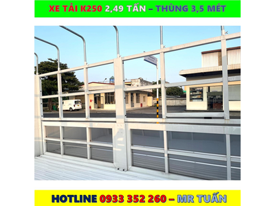 XE TẢI KIA K250 TẢI 2,490KG MỚI NHẤT