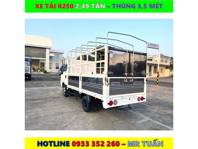 XE TẢI KIA K250 TẢI 2,490KG MỚI NHẤT