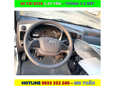 XE TẢI KIA K250 TẢI 2,490KG MỚI NHẤT