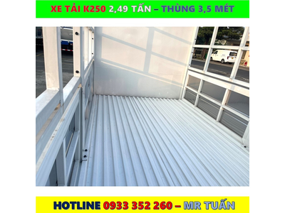 XE TẢI KIA K250 TẢI 2,490KG MỚI NHẤT