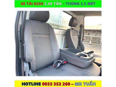 XE TẢI KIA K250 TẢI 2,490KG MỚI NHẤT